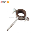 a17 3 cable fixing clip pipe clamp round tube clamp rubber cushioned p shaped pipe clamp